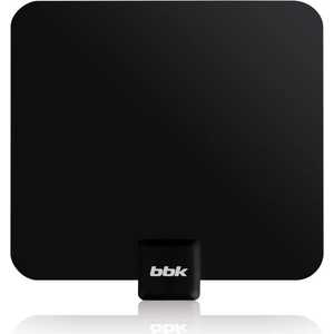 Антенна телевизионная BBK DA19 (комнатная, активная, 25 дБ, 220В) черная антенна телевизионная hama 00121703 активная каб 1 27м