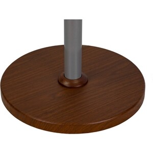 Вешалка напольная Мебелик Д 4 металлик, средне-коричневый (115)
