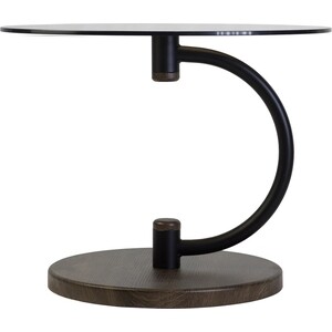 Стол журнальный Мебелик Дуэт 13Н черный, венге, тонированное (П0005441)