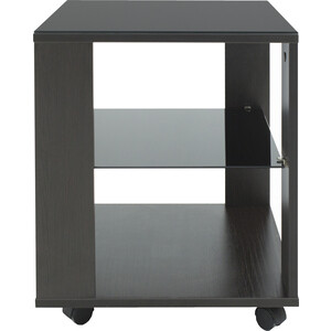 Стол журнальный Мебелик BeautyStyle 6 венге, стекло черное (П0001646)