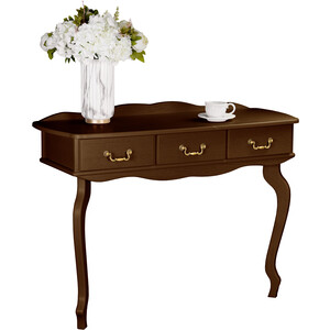 Консоль Мебелик Берже 6 темно-коричневый (П0001168) стол журнальный мебелик берже 3 темно коричневый 870