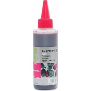 

Чернила Cactus Epson L120/132/1300/222/312/366/382/566/605/655/ пурпурные 100ml (CS-EPT6643), Epson L120/132/1300/222/312/366/382/566/605/655/ пурпурные 100ml (CS-EPT6643)