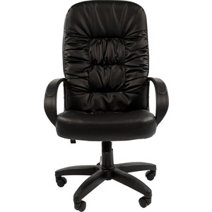 Офисное кресло Chairman 416 ЭКО черный глянец офисное кресло chairman 699 tw оранжевый без подлокотника