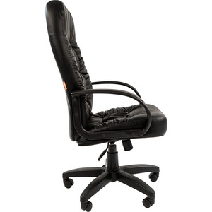 Офисное кресло Chairman 416 ЭКО черный глянец