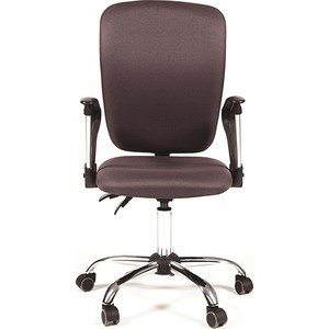 Офисное кресло Chairman 9801 хром, ткань серая