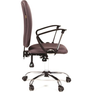 Офисное кресло Chairman 9801 хром, ткань серая
