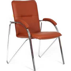 фото Офисный стул chairman 850 экокожа terra 111 коричневый (собр.)