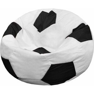фото Кресло-мешок мяч пазитифчик бмо6 бело-черный