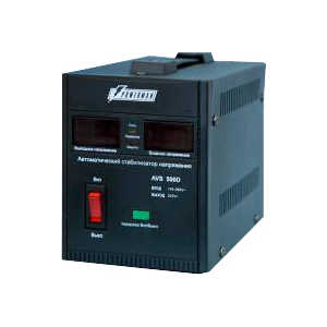 Стабилизатор напряжения PowerMan AVS 500D Black бесперебойные источники питания powercom стабилизатор напряжения tca 3000 black