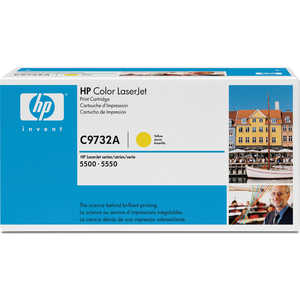 Картридж HP C9732A картридж лазерный print rite trh216ypu1j pr c9732a c9732a желтый 13000стр для hp clj 5500 5550