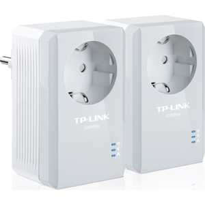 Комплект адаптеров Powerline TP-Link TL-PA4010PKIT комплект адаптеров homeplug av tp link tl pa4020pkit