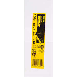 

Лента шлифовальная DeWALT 610х100мм 150G 10шт (DT 3674), 610х100мм 150G 10шт (DT 3674)