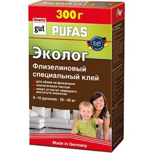 Клей Pufas EURO 3000 для флизелиновых обоев 300 грамм