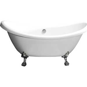 Акриловая ванна BelBagno 182x75 без ножек (BB05) ванна из литого мрамора greenstone arianna 180х80 на ножках
