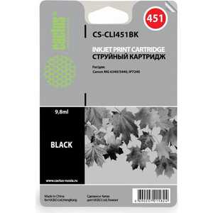 

Картридж Cactus CLI-451BK (CS-CLI451BK), CLI-451BK (CS-CLI451BK)