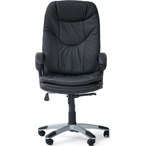 Кресло офисное TetChair COMFORT 36-6 черный / кожзам