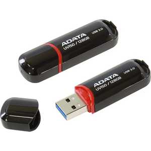 Флеш накопитель A-Data 128GBUV150 USB 3.0 Черный (AUV150-128G-RBK)