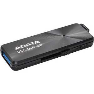 Флеш накопитель A-Data 64GBDashDrive Elite UE700 USB 3.0 Черный металлич. (AUE700-64G-CBK) Флеш накопитель A-Data 64GBDashDrive Elite UE700 USB 3.0 Черный металлич. (AUE700-64G-CBK)