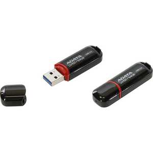 Флеш накопитель A-Data 64GBUV150 USB 3.0 Черный (AUV150-64G-RBK)