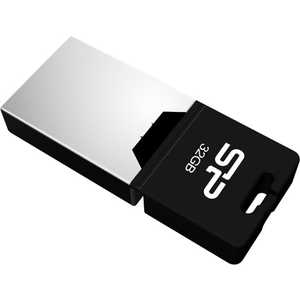 Флеш накопитель Silicon Power 32Gb Mobile X20 OTG USB 2.0/MicroUSB Серебристый (SP032GBUF2X20V1K)