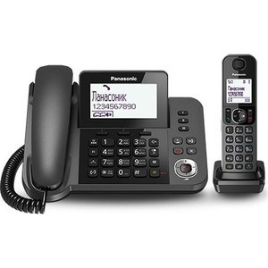 Радиотелефон Panasonic KX-TGF320RUM телефон dect panasonic kx tg6812rub аон caller id 50 спикерфон эко режим радионяня дополнительная трубка
