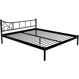 Кровать Стиллмет Лилия черный 160х200