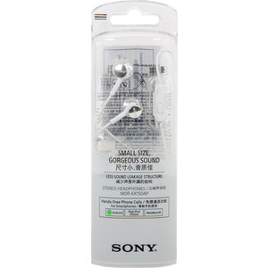 Наушники Sony MDR-EX150AP white
