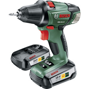 

Аккумуляторная дрель-шуруповерт Bosch PSR 18 Li-2 (0.603.973.30H), PSR 18 Li-2 (0.603.973.30H)