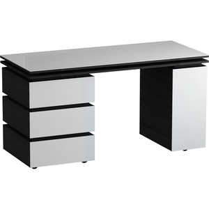 

Письменный стол MetalDesign Кварт MD 762.01.11 корпус-черный/ стекло-белый, Кварт MD 762.01.11 корпус-черный/ стекло-белый