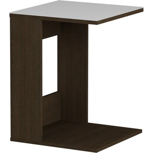фото Журнальный стол metaldesign смарт md 731.02.11 корпус-венге/ стекло-белый