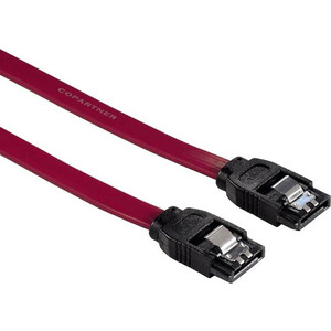 Кабель SATA III HAMA 0.6м (H-54575) cablexpert кабель интерфейсный sata 30см угловой разъем 7pin 7pin защелка cc satam data90 0 3m