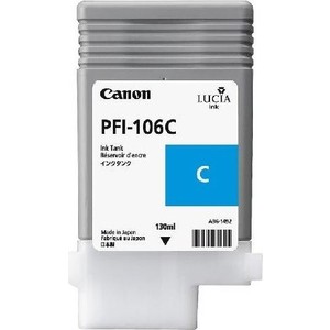 Картридж Canon PFI-106C (6622B001) печатающая головка canon ip7250 mg5450 5480 5550 6400 6420 6450 qy6 0082