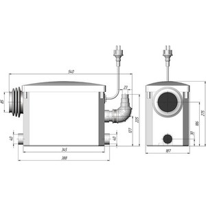 фото Канализационная насосная станция unipump sanivort 405 m