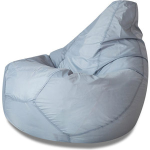 Кресло-мешок DreamBag Серое Оксфорд XL 125х85 кресло мешок dreambag груша оксфорд камуфляжное 125х85 см