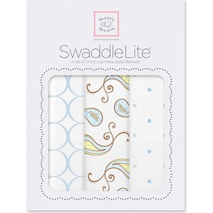 

Набор пеленок SwaddleDesigns SwaddleLite Paisley Blue (SD-444B), SwaddleLite Paisley Blue (SD-444B)