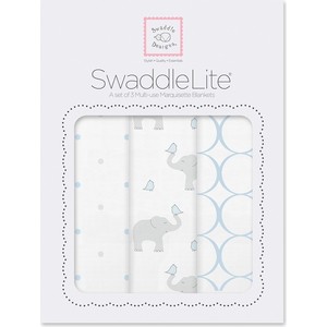 Набор пеленок SwaddleDesigns SwaddleLite PB Elephant/Chickies (SD-478PB)