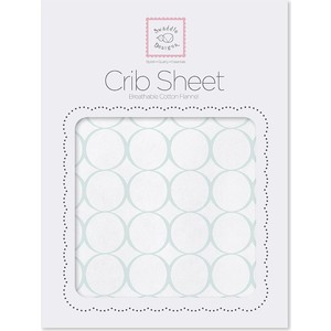 

Детская простынь SwaddleDesigns Fitted Crib Sheet Mod Circles on White (SD-152SC), Fitted Crib Sheet Mod Circles on White (SD-152SC)