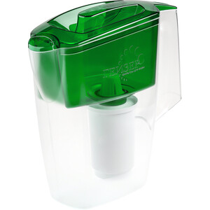 Фильтр-кувшин Гейзер Альфа зеленый (62047) кувшин для воды гейзер макарыч 62055 3 4л для очистки самогона и водки