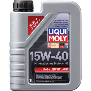 

Моторное масло Liqui Moly MoS2 Leichtlauf 15W-40 1 л 1932, MoS2 Leichtlauf 15W-40 1 л 1932