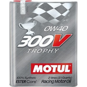

Моторное масло MOTUL 300V Trophy 0W-40 2 л, 300V Trophy 0W-40 2 л