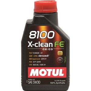 

Моторное масло MOTUL 8100 X-clean FE 5W-30 1 л, 8100 X-clean FE 5W-30 1 л