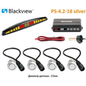 все цены на Парктроник Blackview PS-4.2-18 SILVER онлайн