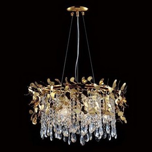 фото Подвесная люстра crystal lux romeo sp6 gold d600