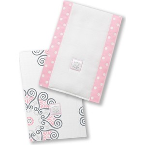 

Полотенчики SwaddleDesigns Baby Burpie Set Pink Medallions (SD-453P), Baby Burpie Set Pink Medallions (SD-453P)