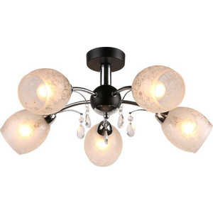 

Потолочная люстра IDLamp 843/5PF-Blackchrome, 843/5PF-Blackchrome