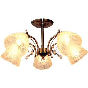 

Потолочная люстра IDLamp 852/5PF-Oldbronze, 852/5PF-Oldbronze