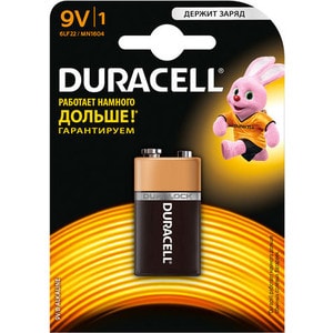 

Батарейка Duracell MN1604 (9V) крона, MN1604 (9V) крона