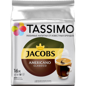 

Кофе в капсулах TASSIMO Американо Классико 144гр, Американо Классико 144гр
