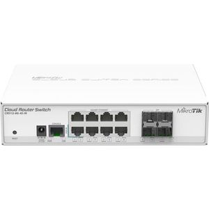 Коммутатор MikroTik CRS112-8G-4S-IN коммутатор mikrotik cloud router switch crs112 8p 4s in