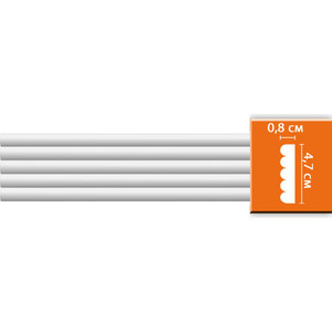 

Молдинг Decomaster DECOMASTER-2 цвет белый 47х9х2400 мм (97607), DECOMASTER-2 цвет белый 47х9х2400 мм (97607)